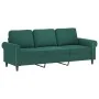 Juego de sofás con cojines 3 piezas terciopelo verde oscuro von , Sofas - Ref: Foro24-3202282, Preis: 641,25 €, Rabatt: %
