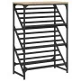 Mueble zapatero madera de ingeniería roble Sonoma 60x30x85 cm de , Zapateros y organizadores de calzado - Ref: Foro24-833424,...