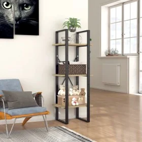 Estantería de 3 niveles contrachapada roble Sonoma 40x30x105 cm by , Bookcases and shelves - Ref: Foro24-806490, Price: 49,63...