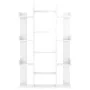 Librería de madera contrachapada blanco brillante 86x25,5x140cm by , Bookcases and shelves - Ref: Foro24-808906, Price: 92,25...