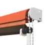 Toldo retráctil naranja y marrón 100x150 cm de , Toldos - Ref: Foro24-145893, Precio: 34,73 €, Descuento: %