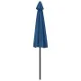 Sombrilla balcón semicircular palo aluminio azul 270x144x222 cm by , Umbrellas - Ref: Foro24-312501, Price: 52,55 €, Discount: %