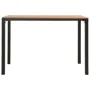 Set de comedor de jardín 3 pzas acero y WPC marrón y negro by , Garden sets - Ref: Foro24-317140, Price: 244,03 €, Discount: %