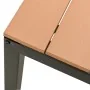Set de comedor de jardín 3 pzas acero y WPC marrón y negro by , Garden sets - Ref: Foro24-317140, Price: 244,03 €, Discount: %