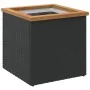Jardinera de ratán sintético negra 40x40x40 cm von , Töpfe und Pflanzgefäße - Ref: Foro24-319414, Preis: 52,88 €, Rabatt: %