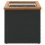 Jardinera de ratán sintético negra 40x40x40 cm von , Töpfe und Pflanzgefäße - Ref: Foro24-319414, Preis: 52,88 €, Rabatt: %
