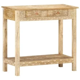 Mesa consola de madera maciza de mango 80x35x74 cm by , Side tables - Ref: Foro24-320379, Price: 173,94 €, Discount: %