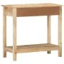 Mesa consola de madera maciza de mango 80x35x74 cm by , Side tables - Ref: Foro24-320379, Price: 173,94 €, Discount: %