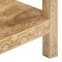 Mesa consola de madera maciza de mango 80x35x74 cm by , Side tables - Ref: Foro24-320379, Price: 173,94 €, Discount: %
