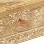 Mesa consola de madera maciza de mango 80x35x74 cm by , Side tables - Ref: Foro24-320379, Price: 173,94 €, Discount: %