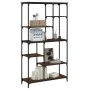 Estantería madera ingeniería acero roble marrón 99x35,5x176 cm von , Bücherregale und Regale - Ref: Foro24-835413, Preis: 93,...