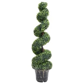 Planta espiral de Boj artificial con macetero verde 117 cm by , artificial flora - Ref: Foro24-336504, Price: 135,47 €, Disco...