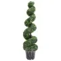 Planta espiral de Boj artificial con macetero verde 117 cm by , artificial flora - Ref: Foro24-336504, Price: 135,47 €, Disco...