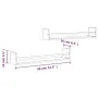 Estantes de pared con barras 2 unidades negro 80x16x14 cm von , Regale und Regale - Ref: Foro24-835439, Preis: 41,25 €, Rabat...