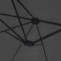 Sombrilla doble de jardín con luces LED antracita 449x245 cm by , Umbrellas - Ref: Foro24-362955, Price: 208,43 €, Discount: %