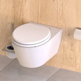 SCHÜTTE Asiento de inodoro con cierre suave SPIRIT WHITE blanco mate by , Toilet and bidet seats - Ref: Foro24-438737, Price:...