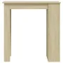 Mesa bar estante almacenaje contrachapada roble 102x50x103,5 cm by , Kitchen and dining tables - Ref: Foro24-809470, Price: 9...
