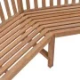 Banco de esquina de jardín madera maciza de teca 202x202x90 cm de , Bancos de jardín - Ref: Foro24-44991, Precio: 528,47 €, D...