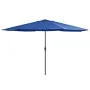 Sombrilla de jardín con palo de metal azul azure 390 cm de , Sombrillas - Ref: Foro24-47385, Precio: 80,05 €, Descuento: %