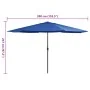 Sombrilla de jardín con palo de metal azul azure 390 cm de , Sombrillas - Ref: Foro24-47385, Precio: 80,05 €, Descuento: %