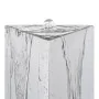 Fuente de jardín triangular con bomba acero inoxidable 76 cm de , Fuentes y cascadas - Ref: Foro24-48096, Precio: 261,40 €, D...