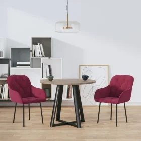 Sillas de comedor 2 unidades terciopelo rojo tinto von , Essstühle - Ref: Foro24-344850, Preis: 129,36 €, Rabatt: %