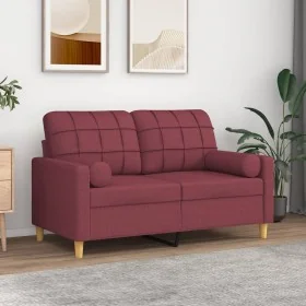 Cojines decorativos 2 uds tela rojo tinto 15x50 cm by , Cushions - Ref: Foro24-349507, Price: 26,00 €, Discount: %