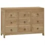 Cómoda de madera maciza de teca 80x30x55 cm by , Drawers - Ref: Foro24-340739, Price: 255,04 €, Discount: %