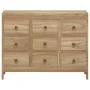 Cómoda de madera maciza de teca 80x30x55 cm by , Drawers - Ref: Foro24-340739, Price: 255,04 €, Discount: %