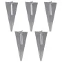 Valla metálica con estacas postes acero galvanizado 0,8x15 m by , fence panels - Ref: Foro24-140749, Price: 173,04 €, Discoun...