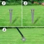 Valla metálica con estacas postes acero galvanizado 0,8x15 m by , fence panels - Ref: Foro24-140749, Price: 173,04 €, Discoun...
