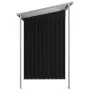 Cobertizo jardín con tejado extendido acero gris 346x121x181 cm von , Schuppen - Ref: Foro24-144034, Preis: 473,38 €, Rabatt: %