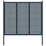 Valla de jardín de acero gris antracita 177x200 cm von , Zaunpaneele - Ref: Foro24-146406, Preis: 259,51 €, Rabatt: %
