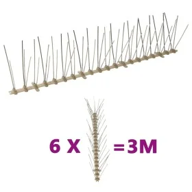 Sets de 5 hileras de pinchos contra pájaros y palomas 6 uds 10m by , Animal repellents - Ref: Foro24-149128, Price: 20,81 €, ...