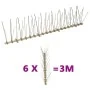 Sets de 5 hileras de pinchos contra pájaros y palomas 6 uds 10m by , Animal repellents - Ref: Foro24-149128, Price: 20,81 €, ...