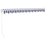 Toldo retráctil aluminio y tela azul y blanco 3x2,5 m von , Markisen - Ref: Foro24-3154421, Preis: 195,04 €, Rabatt: %