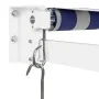 Toldo retráctil aluminio y tela azul y blanco 4x3 m by , Awnings - Ref: Foro24-3154423, Price: 277,48 €, Discount: %