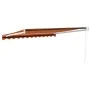 Toldo retráctil aluminio y tela naranja y marrón 3,5x2,5 m de , Toldos - Ref: Foro24-3154442, Precio: 231,82 €, Descuento: %