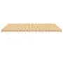 Toldo retráctil aluminio y tela amarillo y blanco 5x3 m de , Toldos - Ref: Foro24-3154435, Precio: 338,29 €, Descuento: %