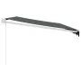 Toldo retráctil aluminio y tela gris antracita 5x3 m de , Toldos - Ref: Foro24-3154440, Precio: 362,98 €, Descuento: %