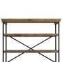 Aparador con estantes de madera de mango maciza 120x35x200 cm by , Sideboards - Ref: Foro24-244945, Price: 760,75 €, Discount: %