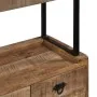 Aparador con estantes de madera de mango maciza 120x35x200 cm by , Sideboards - Ref: Foro24-244945, Price: 760,75 €, Discount: %