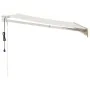 Toldo retráctil automático color crema 3,5x2,5 m de , Toldos - Ref: Foro24-3154477, Precio: 284,20 €, Descuento: %