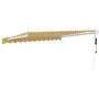 Toldo retráctil automático amarillo y blanco 3,5x2,5 m de , Toldos - Ref: Foro24-3154482, Precio: 271,78 €, Descuento: %