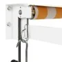 Toldo retráctil automático amarillo y blanco 3,5x2,5 m de , Toldos - Ref: Foro24-3154482, Precio: 271,78 €, Descuento: %