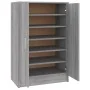 Zapatero de madera contrachapada gris Sonoma 60x35x92 cm von , Schuhregale und Schuhorganisatoren - Ref: Foro24-816012, Preis...