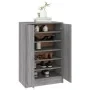 Zapatero de madera contrachapada gris Sonoma 60x35x92 cm von , Schuhregale und Schuhorganisatoren - Ref: Foro24-816012, Preis...