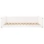 Cama para perros madera maciza de pino blanco 105,5x75,5x28 cm de , Camas para perros - Ref: Foro24-821463, Precio: 102,29 €,...