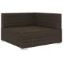 Asiento seccional de esquina con cojines 1 uds ratán PE marrón by , Modular outdoor sofas - Ref: Foro24-46797, Price: 139,17 ...