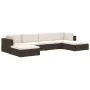 Asiento seccional de esquina con cojines 1 uds ratán PE marrón by , Modular outdoor sofas - Ref: Foro24-46797, Price: 139,17 ...